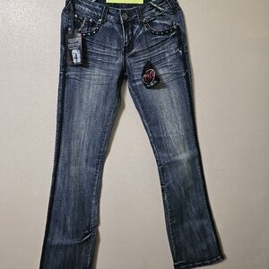 CowgirlTuff(Broncs Black)Womens NWT 28x35L